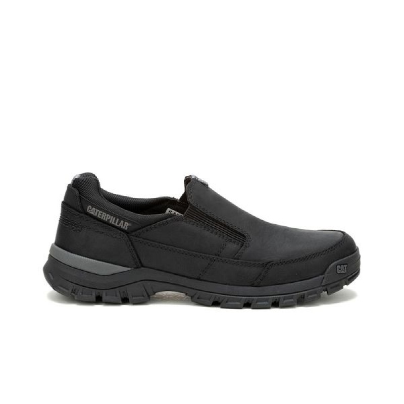 Men's Caterpillar Threshold Slip On Black | 753406-LQW