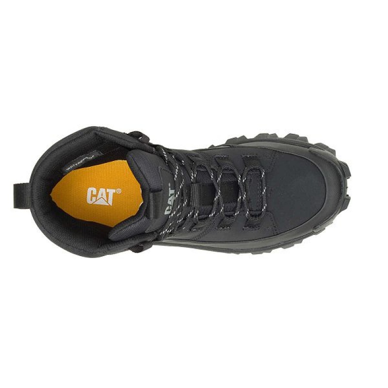 Men's Caterpillar Trespass Waterproof Galosh Boots Black | 042593-FHG