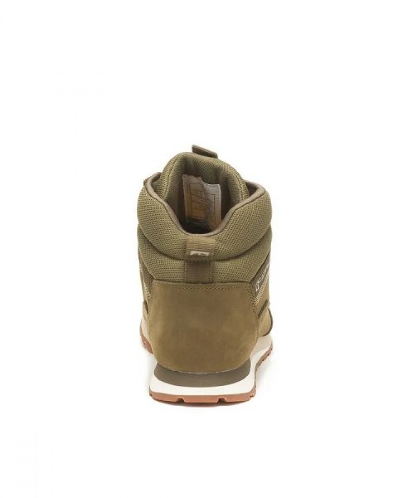 Men's Caterpillar Ventura Hiker Hi Sneakers Olive | 347509-FXC