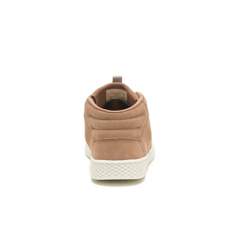 Women's Caterpillar CODE Pause Mid Sneakers Brown | 982053-DHS