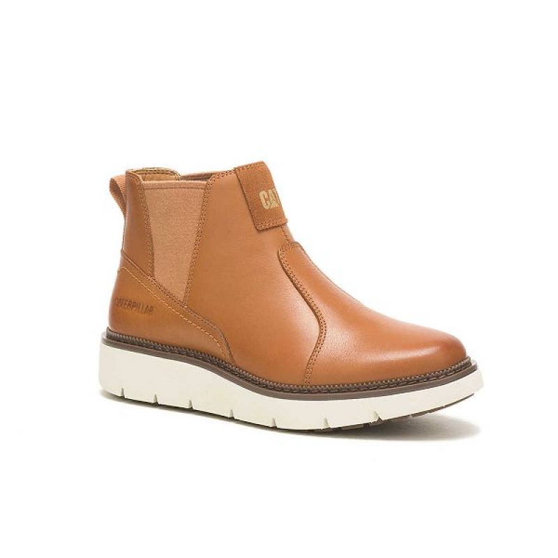 Women's Caterpillar Chariot Chelsea Boots Brown | 064159-XDU