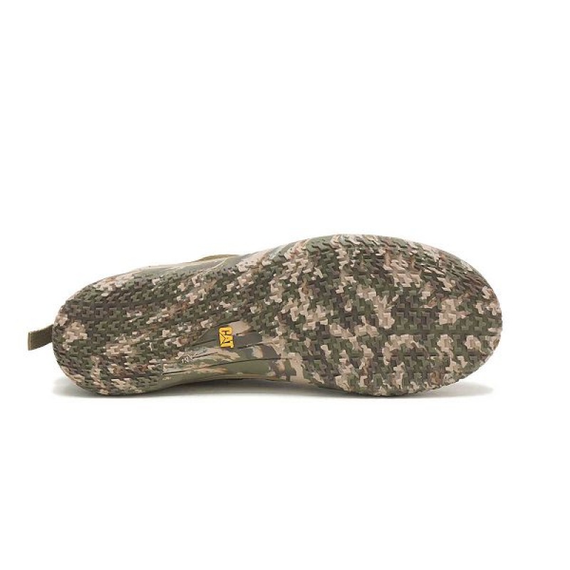 Women's Caterpillar Crossover Slip On Dark / Olive | 413872-FWD