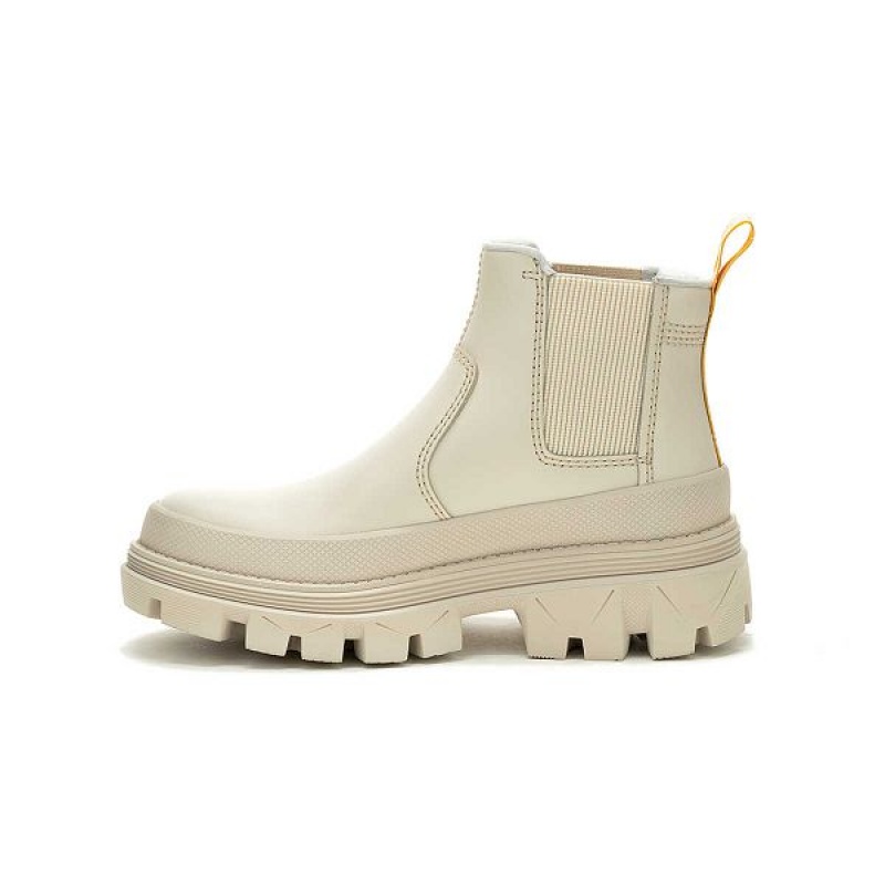 Women's Caterpillar Hardwear Chelsea Boots Beige | 053746-OKD