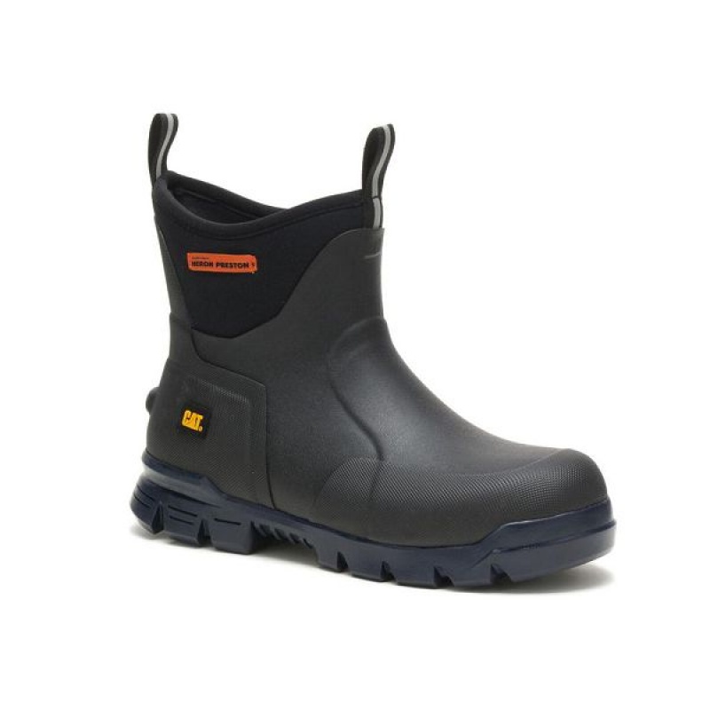 Women's Caterpillar Heron Preston X Cat Stormers 6'' Rubber Boots Black | 634850-HUX