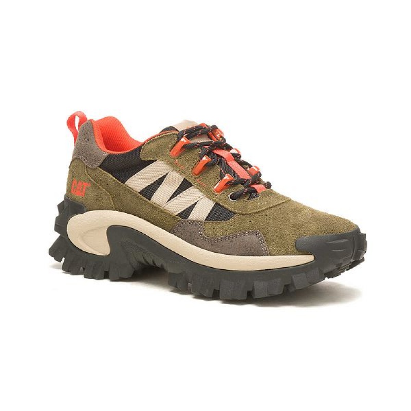 Women's Caterpillar Intruder Beta Sneakers Dark / Olive | 580697-SOP