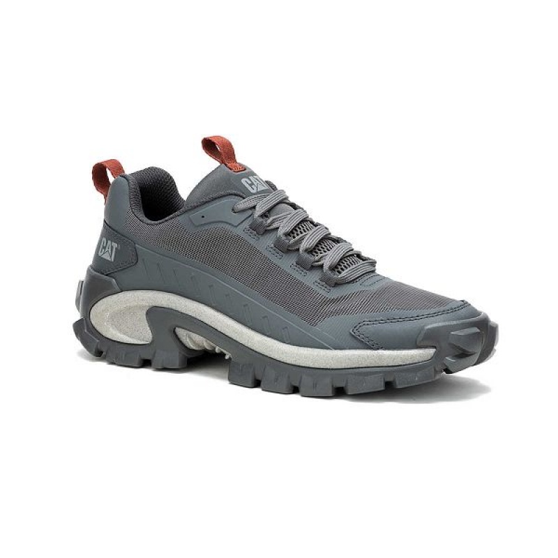 Women's Caterpillar Intruder Lightning Mesh Sneakers Grey | 392147-WIR