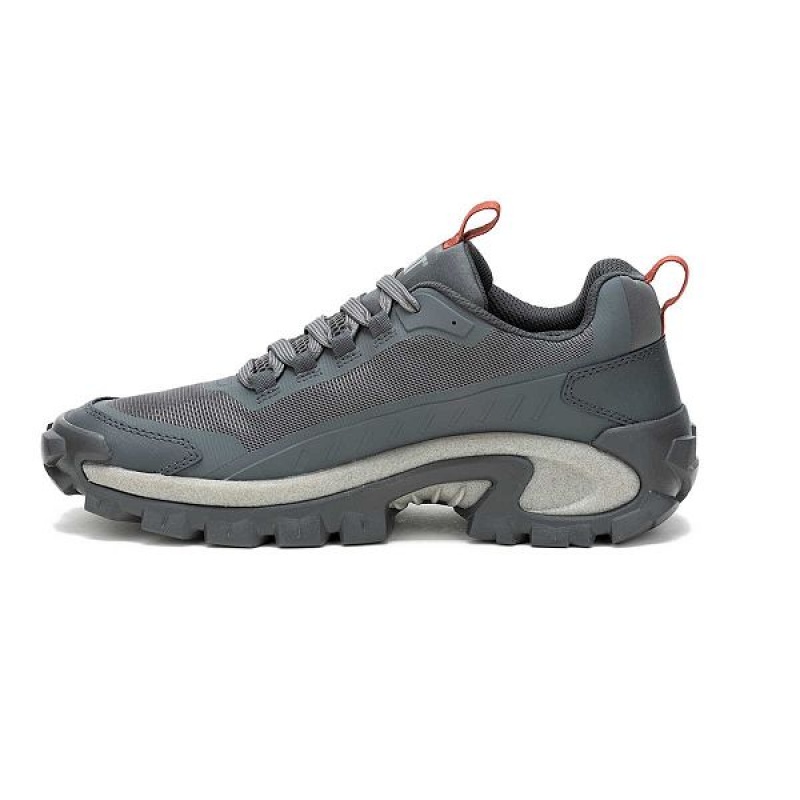 Women's Caterpillar Intruder Lightning Mesh Sneakers Grey | 392147-WIR