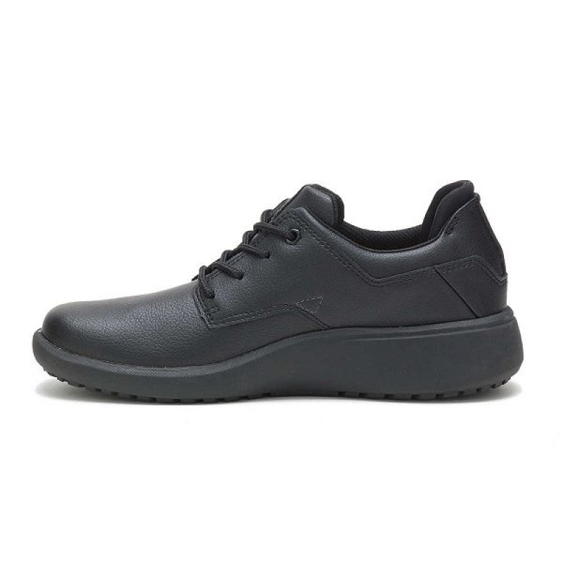 Women's Caterpillar ProRush SR+ Oxford Work Shoes Black | 731945-LXM