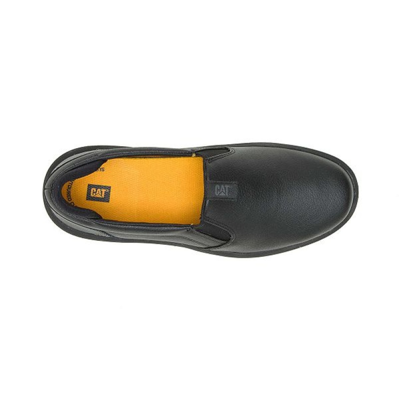 Women's Caterpillar ProRush SR+ Slip-On Work Shoes Black | 378056-IPG