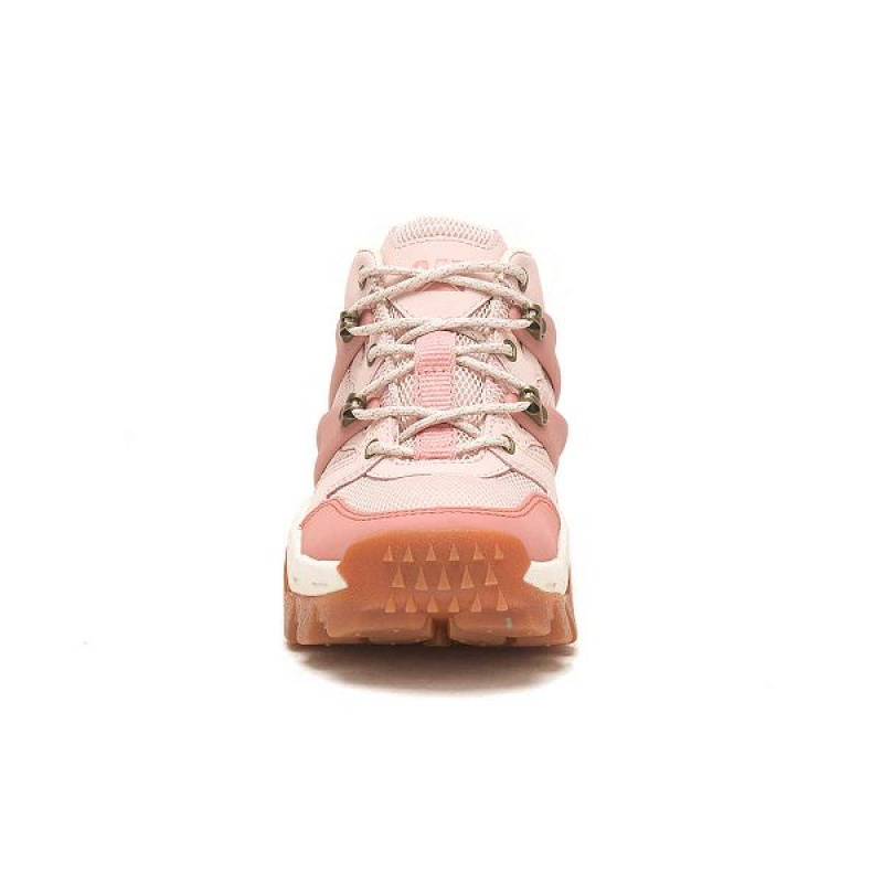 Women's Caterpillar Reactor Refresh Sneakers Coral | 215376-RMJ