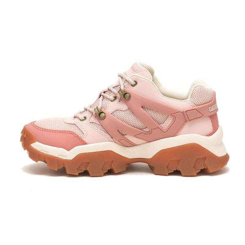 Women's Caterpillar Reactor Refresh Sneakers Coral | 215376-RMJ