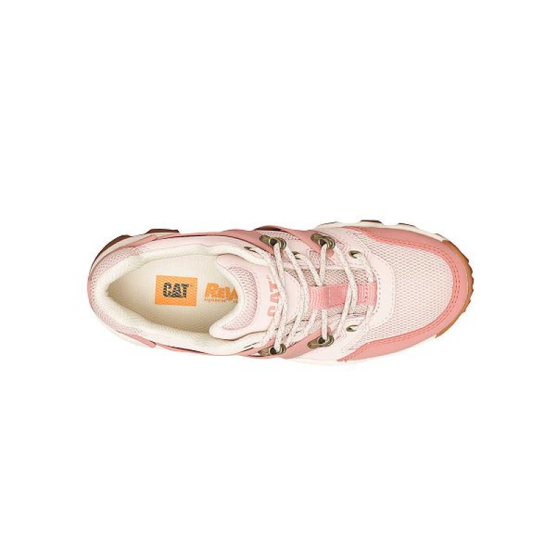 Women's Caterpillar Reactor Refresh Sneakers Coral | 215376-RMJ