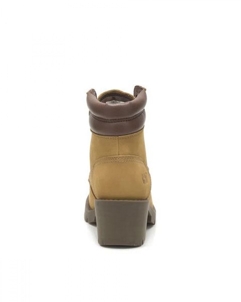 Women's Caterpillar Rewrite Boots Brown | 920647-USL