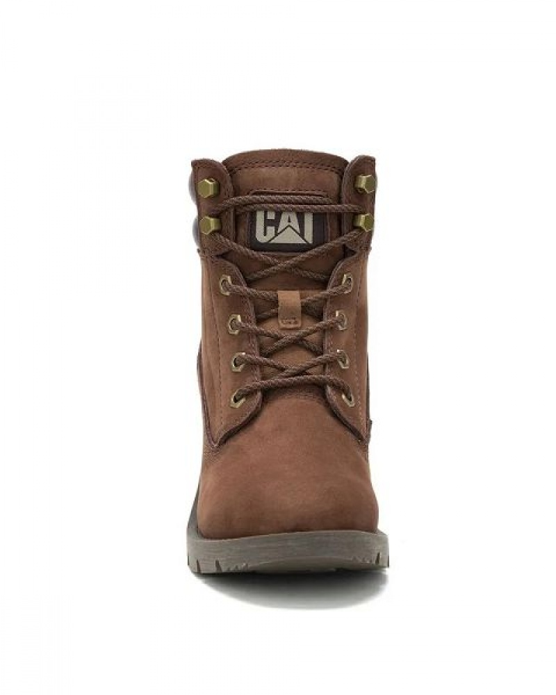 Women's Caterpillar Rewrite Boots Brown | 432958-PRZ