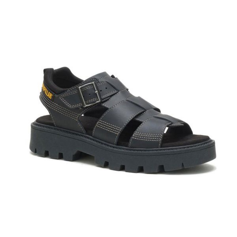 Women's Caterpillar Rigor Sandals Black | 246305-MSW