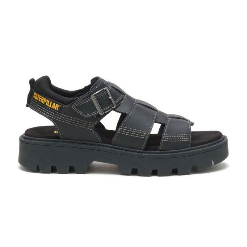 Women\'s Caterpillar Rigor Sandals Black | 246305-MSW