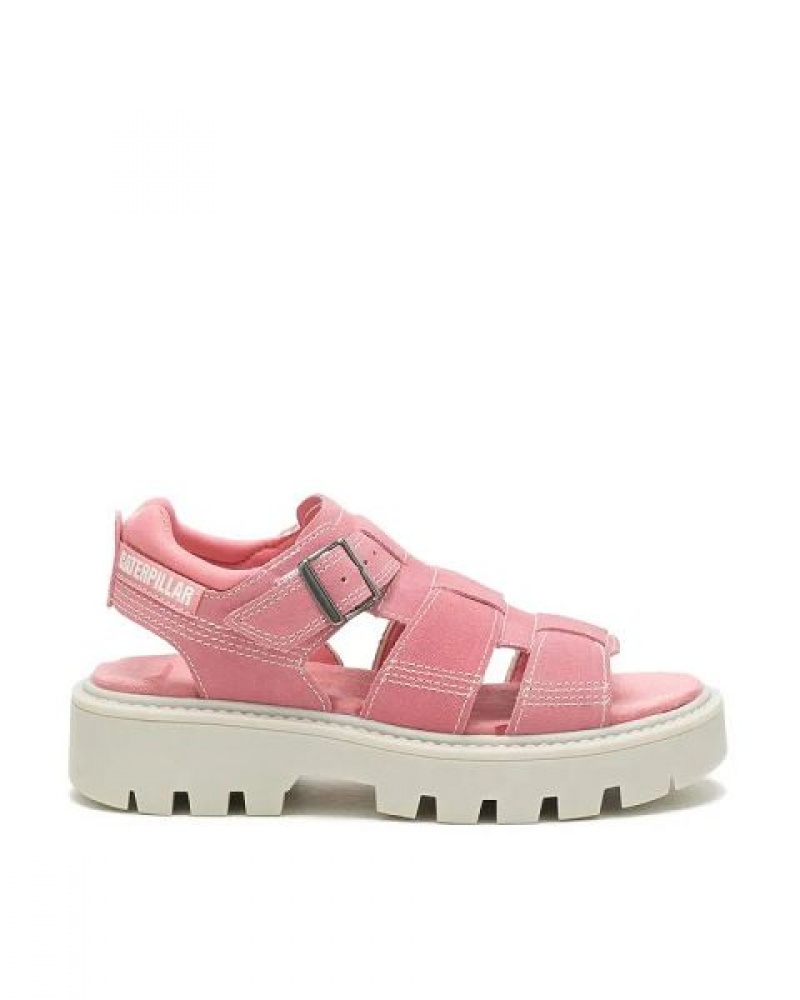 Women's Caterpillar Rigor Sandals Pink | 705689-KJL