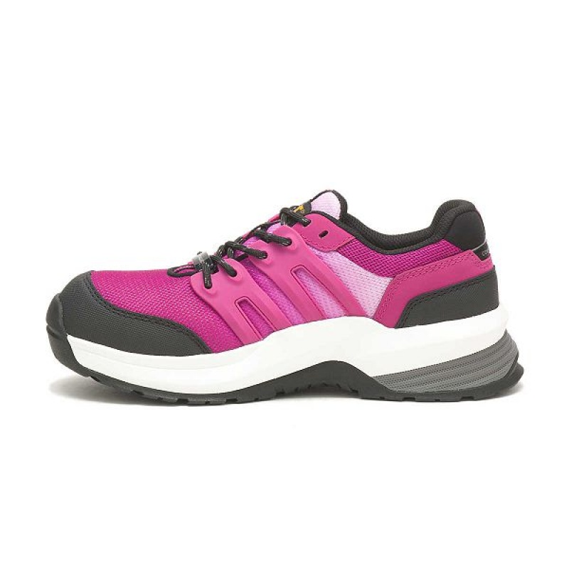 Women's Caterpillar Streamline 2.0 Composite Toe Work Shoes Fuchsia | 928064-JZH