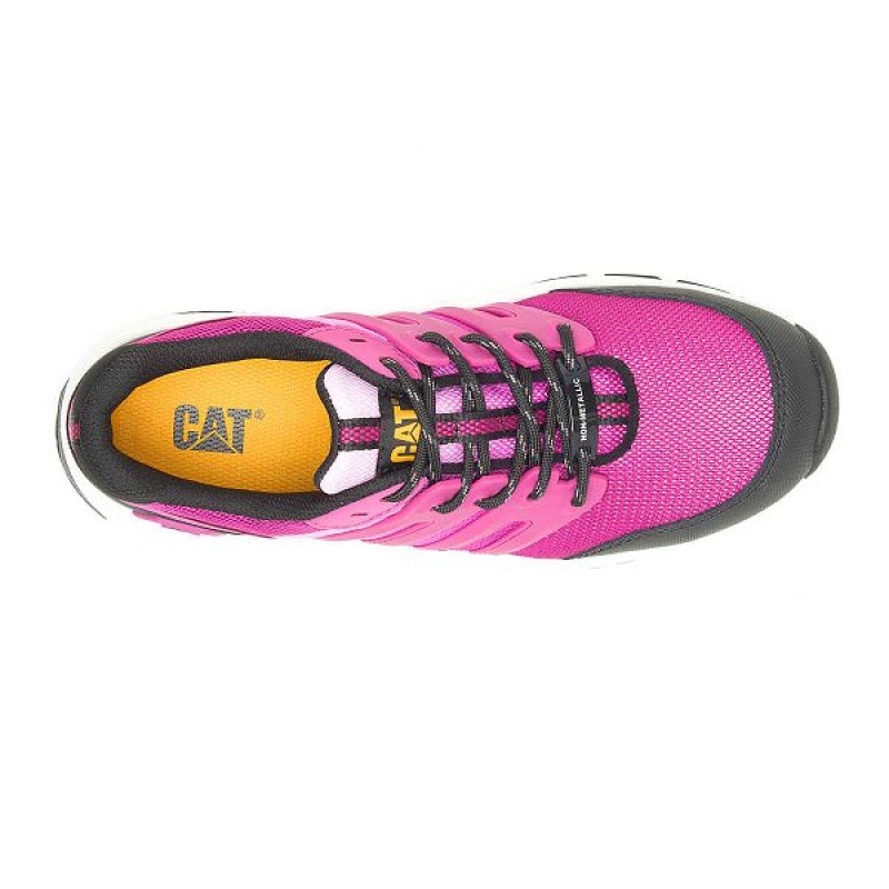 Women's Caterpillar Streamline 2.0 Composite Toe Work Shoes Fuchsia | 928064-JZH