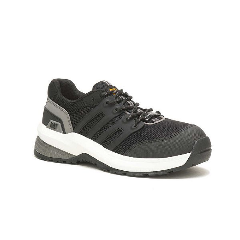 Women's Caterpillar Streamline 2.0 Composite Toe Work Shoes Black / Grey | 053821-KSQ