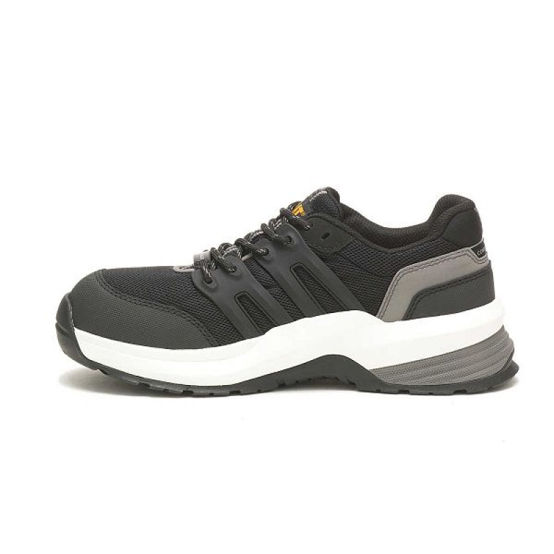 Women's Caterpillar Streamline 2.0 Composite Toe Work Shoes Black / Grey | 053821-KSQ