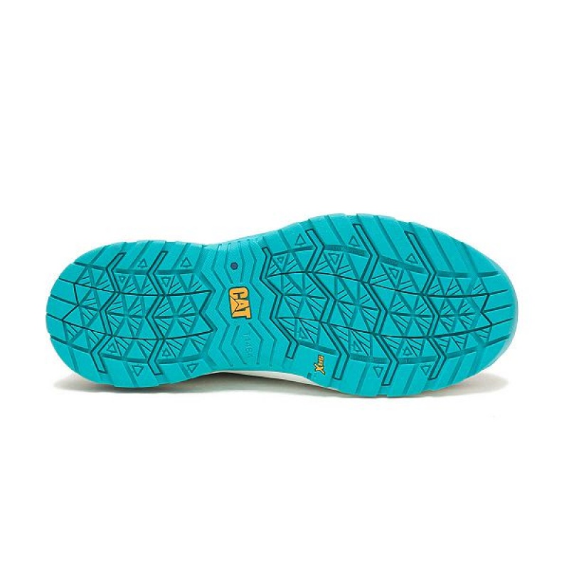 Women's Caterpillar Streamline 2.0 Composite Toe Work Shoes Black / Turquoise | 563984-MOI