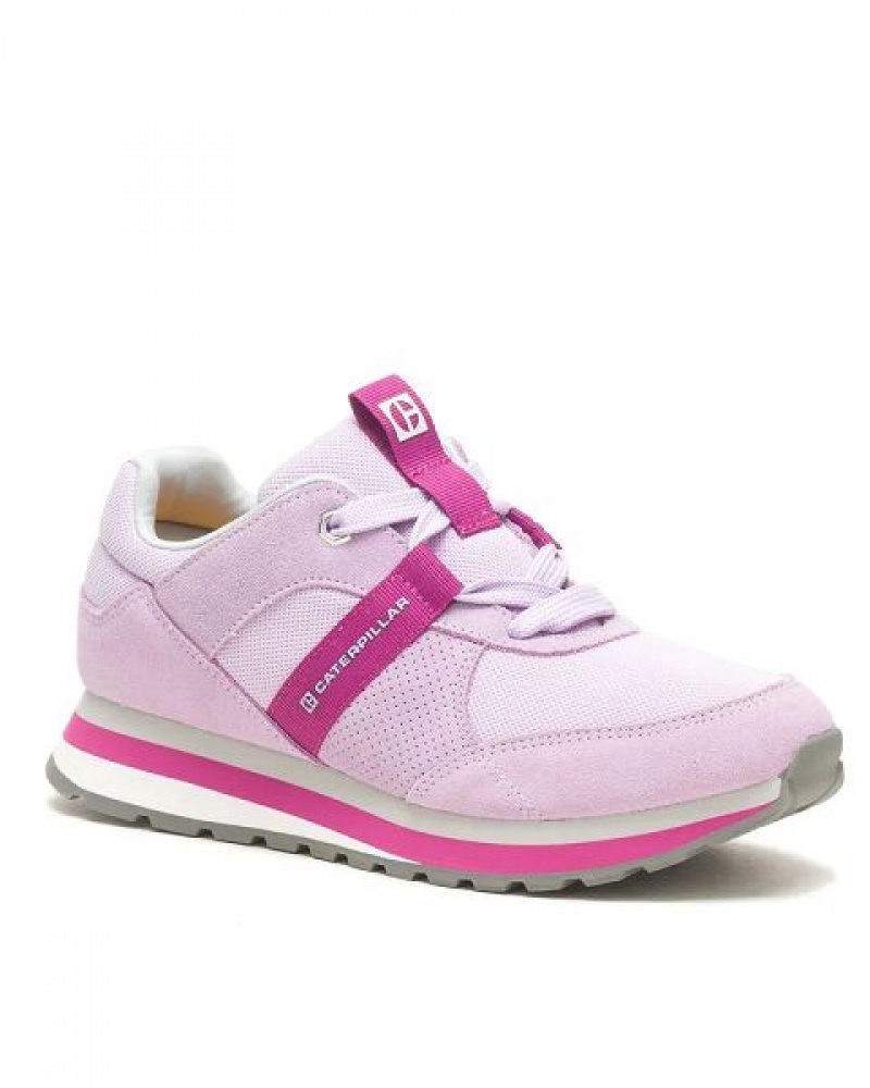 Women\'s Caterpillar Ventura Elevated Morada Sneakers Pink | 453890-FEB