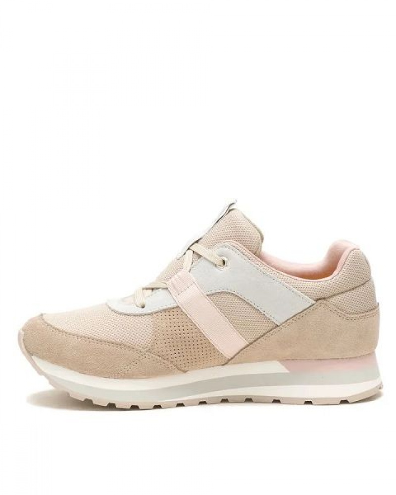 Women's Caterpillar Ventura Elevated Sneakers Beige | 729683-LRE