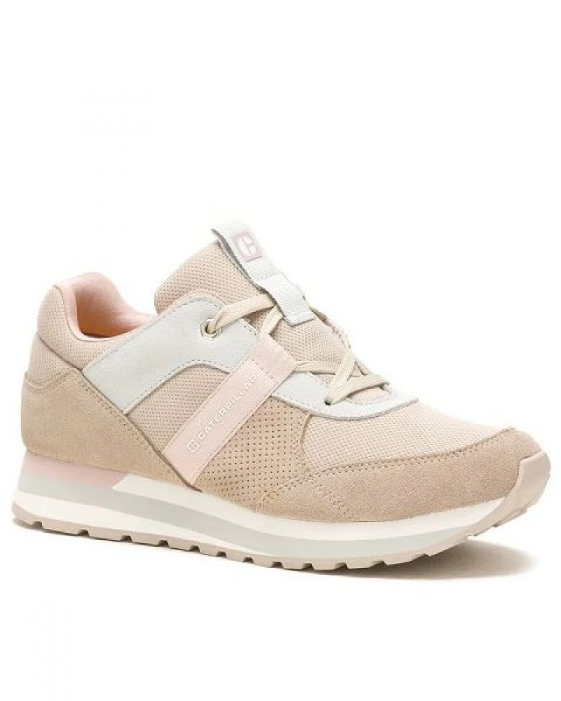 Women\'s Caterpillar Ventura Elevated Sneakers Beige | 729683-LRE