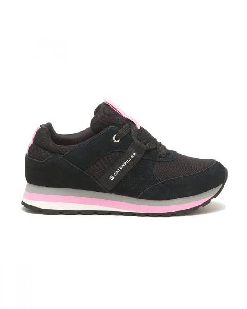 Women's Caterpillar Ventura Elevated Sneakers black / pink | 741269-MVY