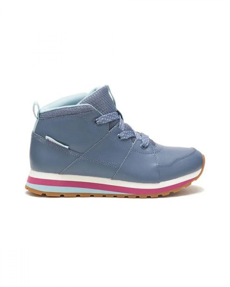 Women's Caterpillar Ventura Mid Elevated Sneakers Blue | 495321-APR