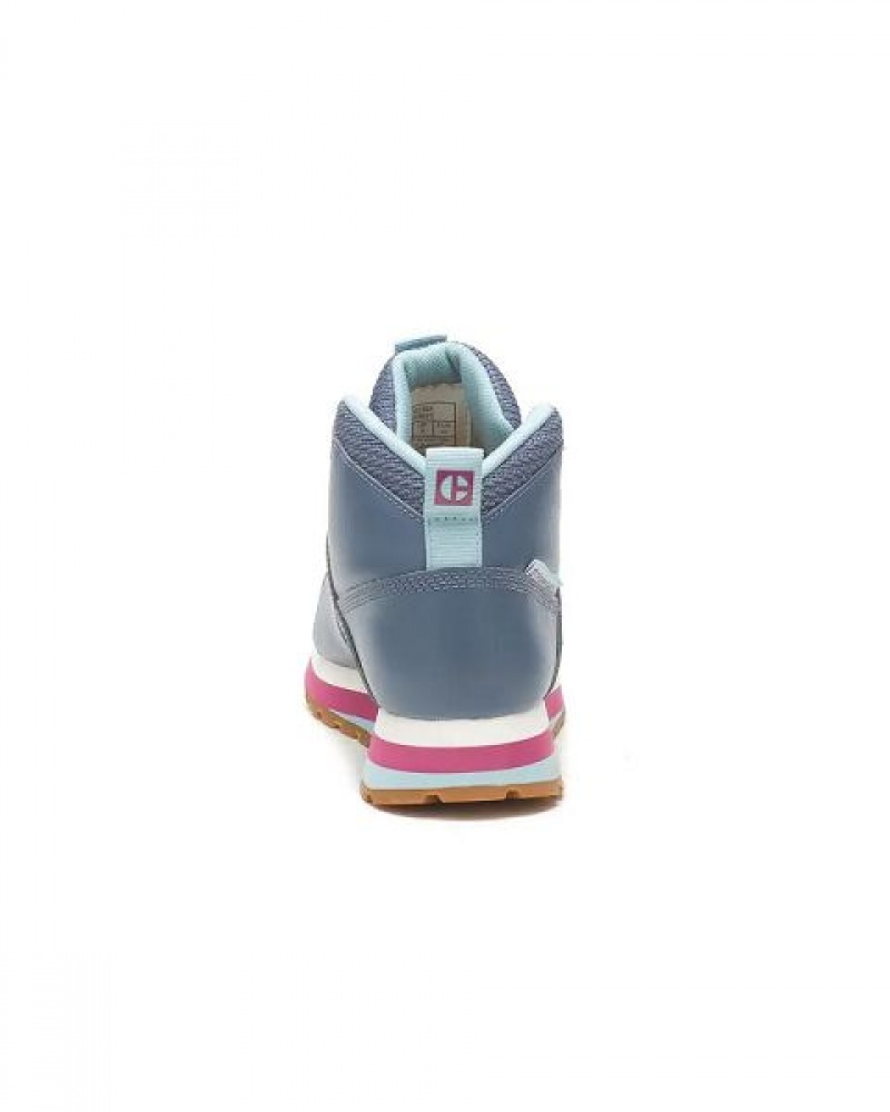 Women's Caterpillar Ventura Mid Elevated Sneakers Blue | 495321-APR