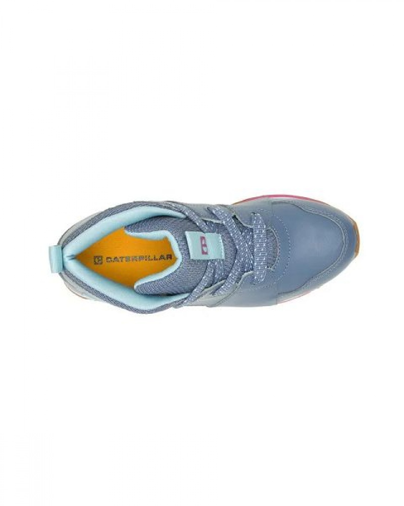 Women's Caterpillar Ventura Mid Elevated Sneakers Blue | 495321-APR